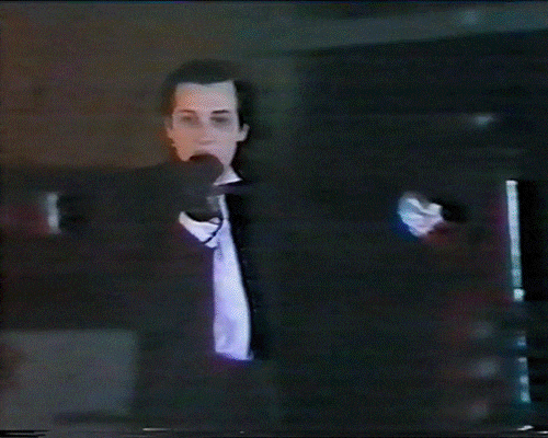 thedamn3d:Dave Vanian of the Damned performing in Finland 1981