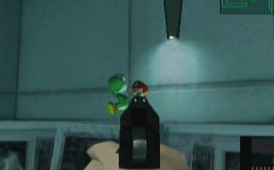 Mario y Yoshi en Metal Gear Solid