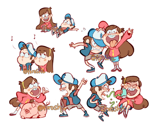 forosha: Dipper n’ Mabel being DUMB