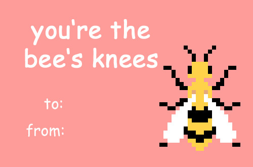 gedankeninventur - for all your bee valentine’s cards...