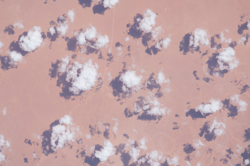 Clouds over the desert in Libya, photographed from the ISS.Photo credit: NASA