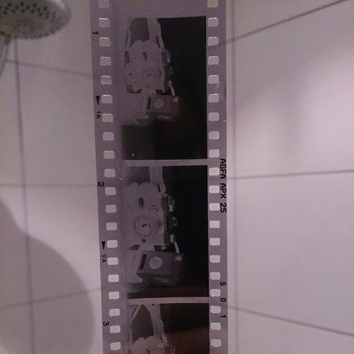 Just developed my first B\W film for 13 years B-)