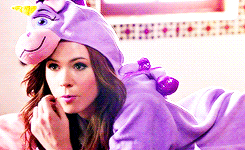 selfiebc:  Eliza Dooley wearing her unicorn pajamas 