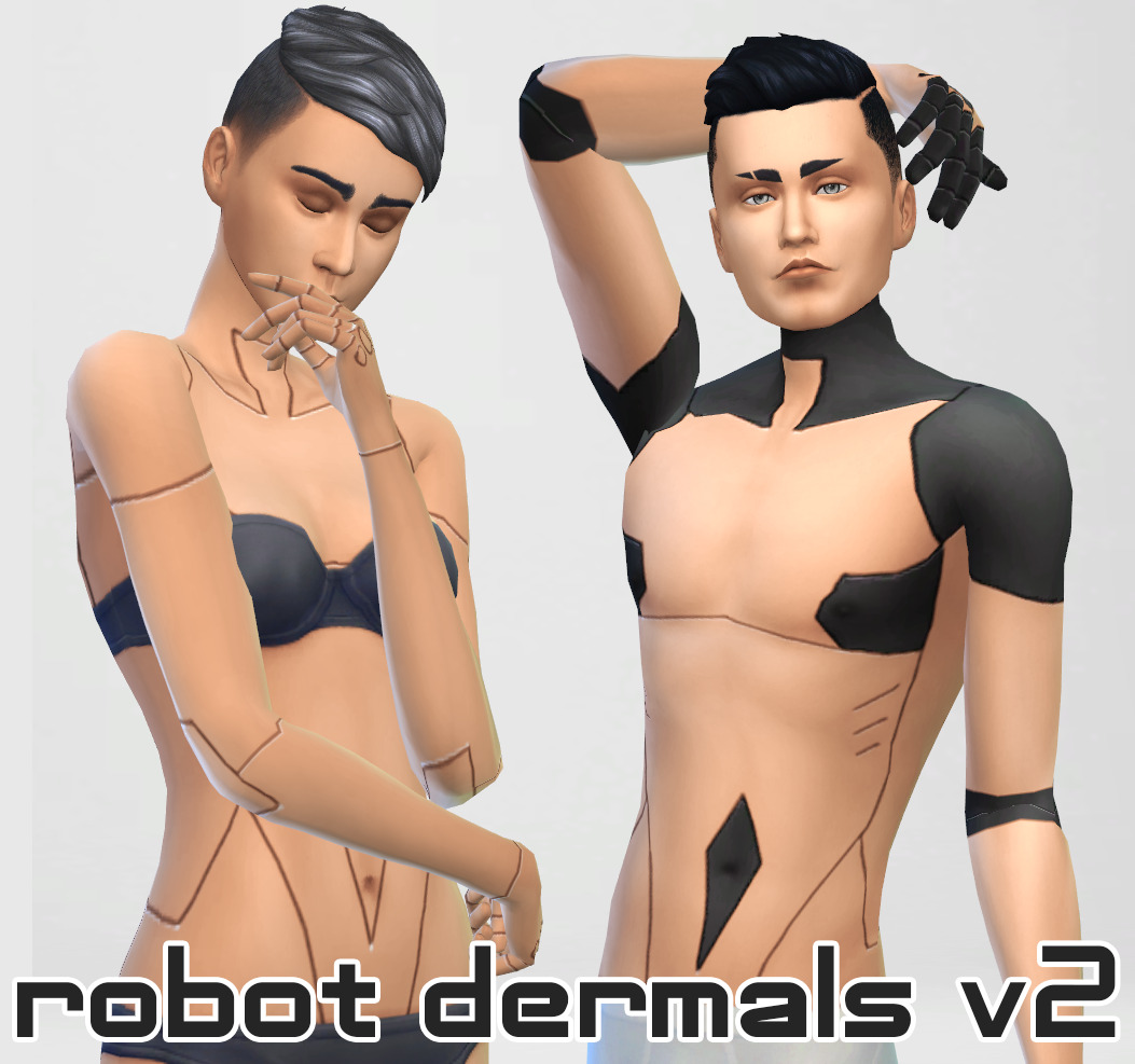 sims 4 robot skin mod