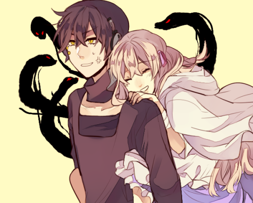 newaratte:  au where kuroha is forced to be kind with his “queen” by the other snak