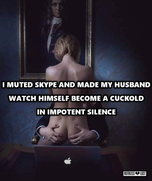 ruthless-lust: Volume Control Let your husband know how good it feels