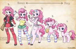 Types- Pinkie pie &amp; Pinkamena.