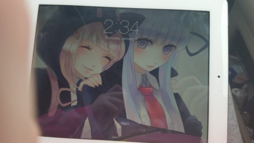 61813:  Let’s take a moment to appreciate my iPads lock screen