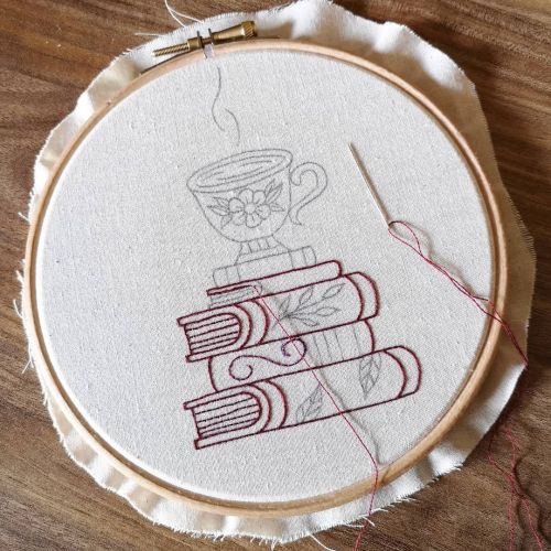 ☕   Join my Monthly Pattern Program on Patreon to learn embroidery: www.patreon.com/redworkstitches 