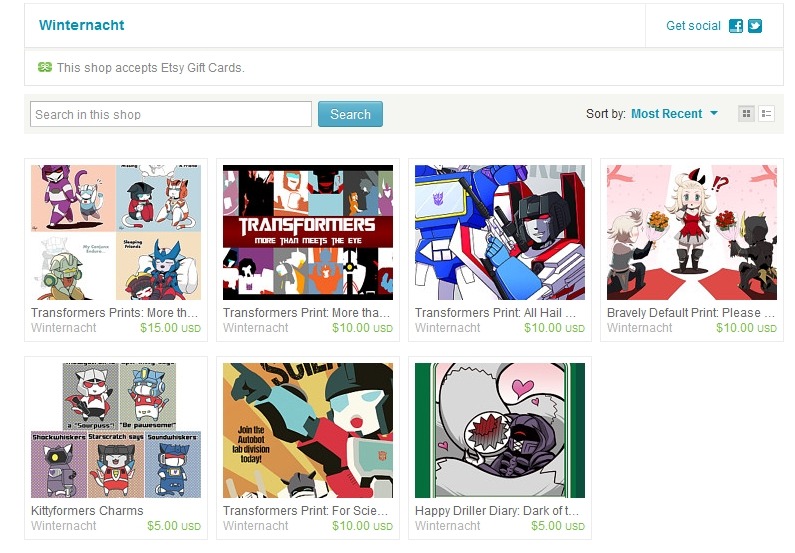 eikuuhyoart:  Update to my Etsy Shop!! Now that I’m done with all my conventions