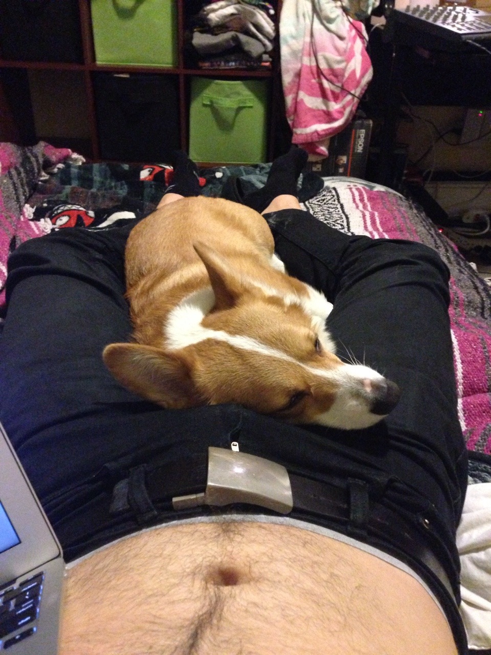 slime-puppy:  What a ham