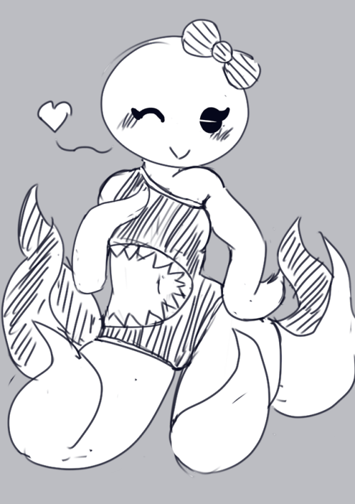 Sex a sketch of octo-chan in some cute attire.~ pictures
