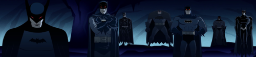 monzo12782: Composited a panorama of the evil Batman robot line-up from Darwyn Cooke’s 2014 Batman B