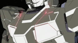 mecha-gifs:  Spotlight Sunday: Unicorn Gundam (Activating Destroy