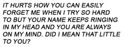 misjudgments:  did i mean that little to you?