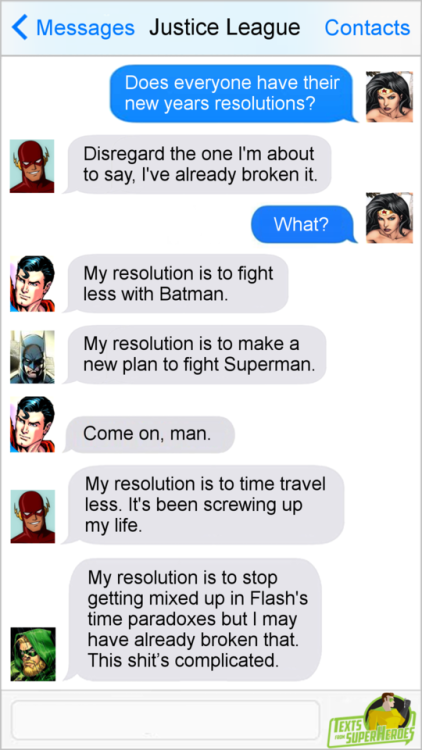 thesuperheroesnetwork: Happy New Year From Superheroes!