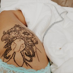 tattoome:  Outline by Gifford Kasen Chicago, IL 
