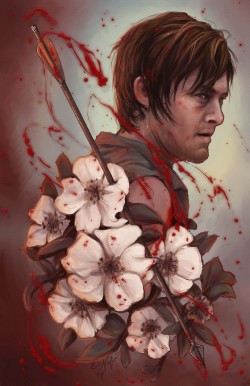 sempaiko:  “Daryl Studies” So… sometimes I do things not Sherlock… this is one of them ^_^. My other fave show (other than DW and Sherlock) on right now! The Walking Daryl -I mean! The Walking Dead… and btw I ship Caryl like crazy! I’ve worked