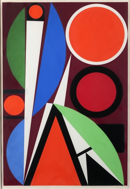Orphée = OrpheusAugust Herbin (French; 1882–1960)1957Serigraph (37/100)Erling Neby Collection, Oslo,