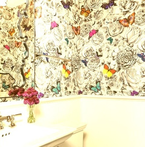Transitional Powder Room - BathroomPowder Room - Transitional Powder Room Idea