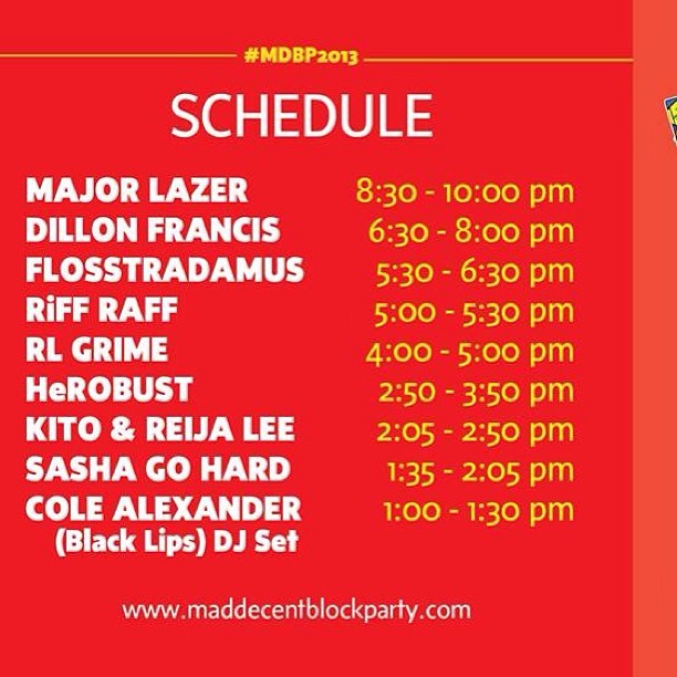 #maddecent #maddecentblockparty #atl #majorlazer #dillonfrancis #flosstradamus #rlgrime
