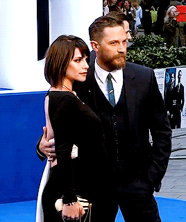 kinghardy:  Mr. &amp; Mrs. Hardy (feat. baby Hardy) at the UK premiere of Legend ❤️‍