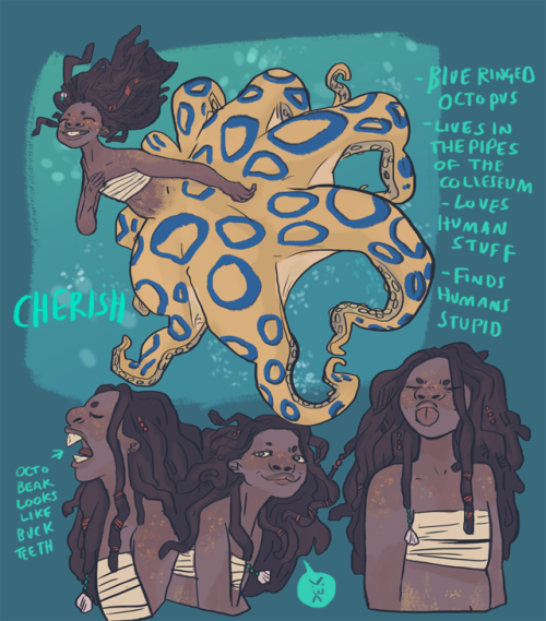 anonbeadraws: Cherish lives in the Colosseum’s pipes and water systems. It’s probab