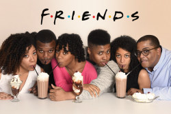 Thoughtnami:buzzfeed:if The Cast Of “Friends” Were Black. The Thing Is There