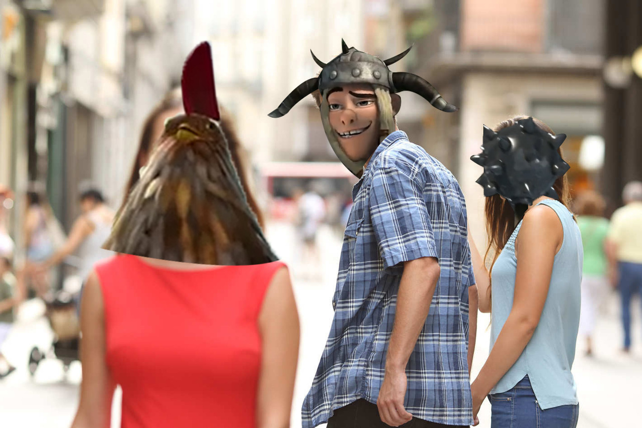 oneleggeddork:  I was originally just going to do the Hiccup scrap metal meme but