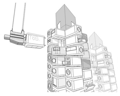 factsweird: “ There is a building in Tokyo built in 1972, whose rooms consist of tiny 90 square foot capsule apartments that can be individually replaced like lego pieces. via wikipedia ”