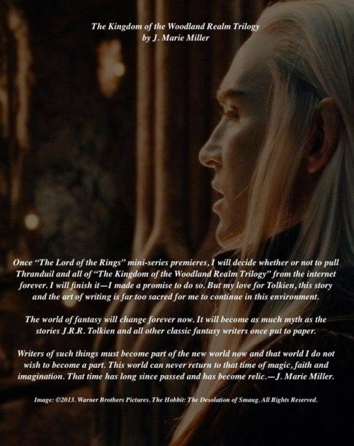 Newsfeed #91 November 13, 2017 (13 Hísimë)The Kingdom of the Woodland Realm Trilogy Coul