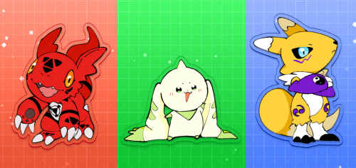Team RGB. Posting Up My Digimon Art Here Again. Halu Everyone~