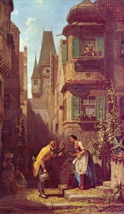 The Perpetual Suitor, 1860 by Carl Spitzweg (German, 1808&ndash;1885)