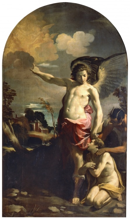 The Guardian Angel, by Carlo Bononi, Pinacoteca Nazionale, Ferrara.