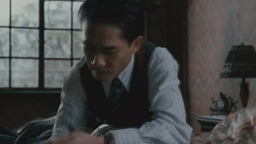snowfoxy-amwf: Tony Leung and Tang Wei in Lust, Caution. Those fast, rough hands and the skills wit