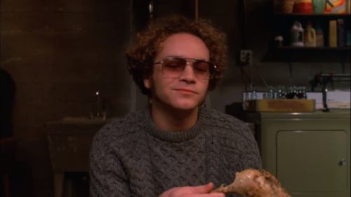 Bonus: His outfit is stunning Steven Hyde in Every Episode → 1.16 - The First Date