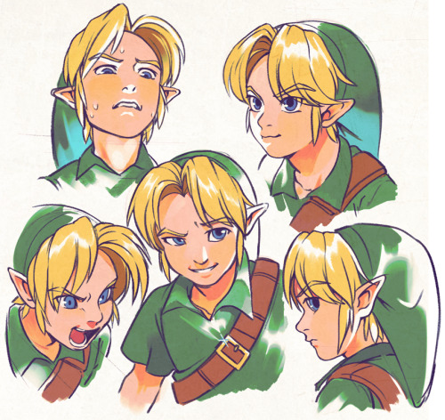 OOT Link Expressions✨ #the legend of zelda  #ocarina of time #oot#link