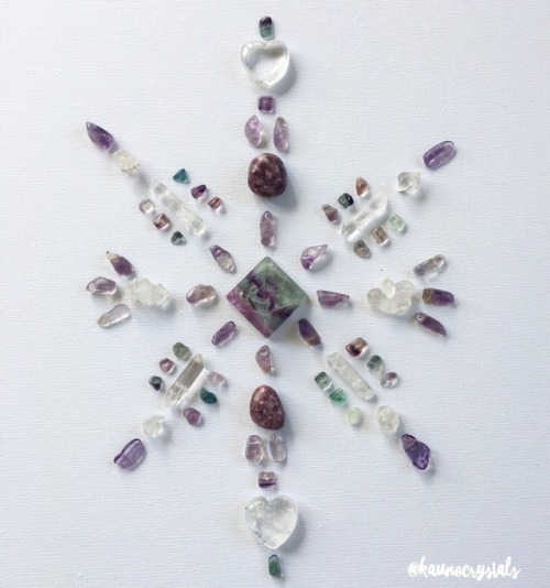 Fluorite Lepidolite Clear Quartz Amethyst Elestial Quartz