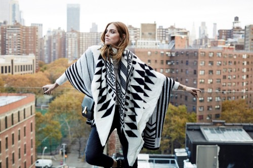 New York sky via The Blonde Salad, Chiara Ferragni, italy // check it out at fashionblogfeed.com