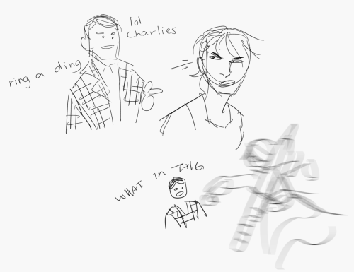 ugly doodles are so fun to do omg i forgot kes’s nose scar in the benny one smhhh it just fell off i