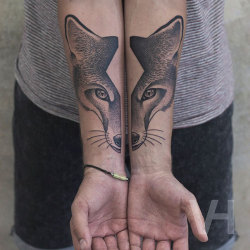 artsnskills:Flawless Monochrome Tattoos Reflecting