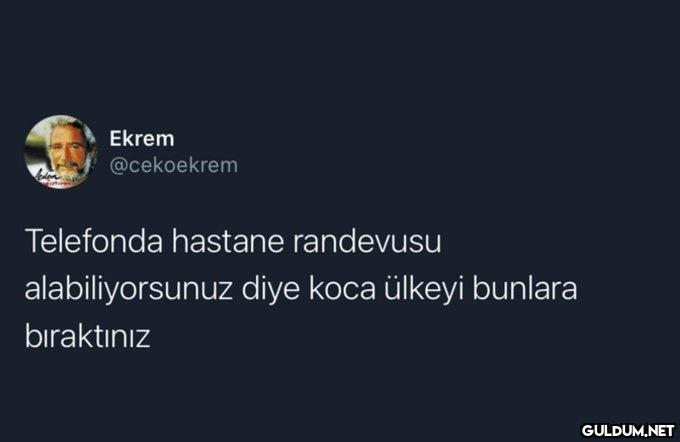 Ekrem @cekoekrem Telefonda...