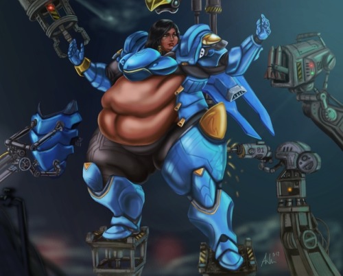 Fat Pharah Suits Up… runs into some problems. (This took 3 months of on-and-off work…. and I’m still