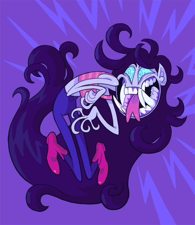 verticalart:  These are both Adventure Time fanarts! One is Marceline and the other