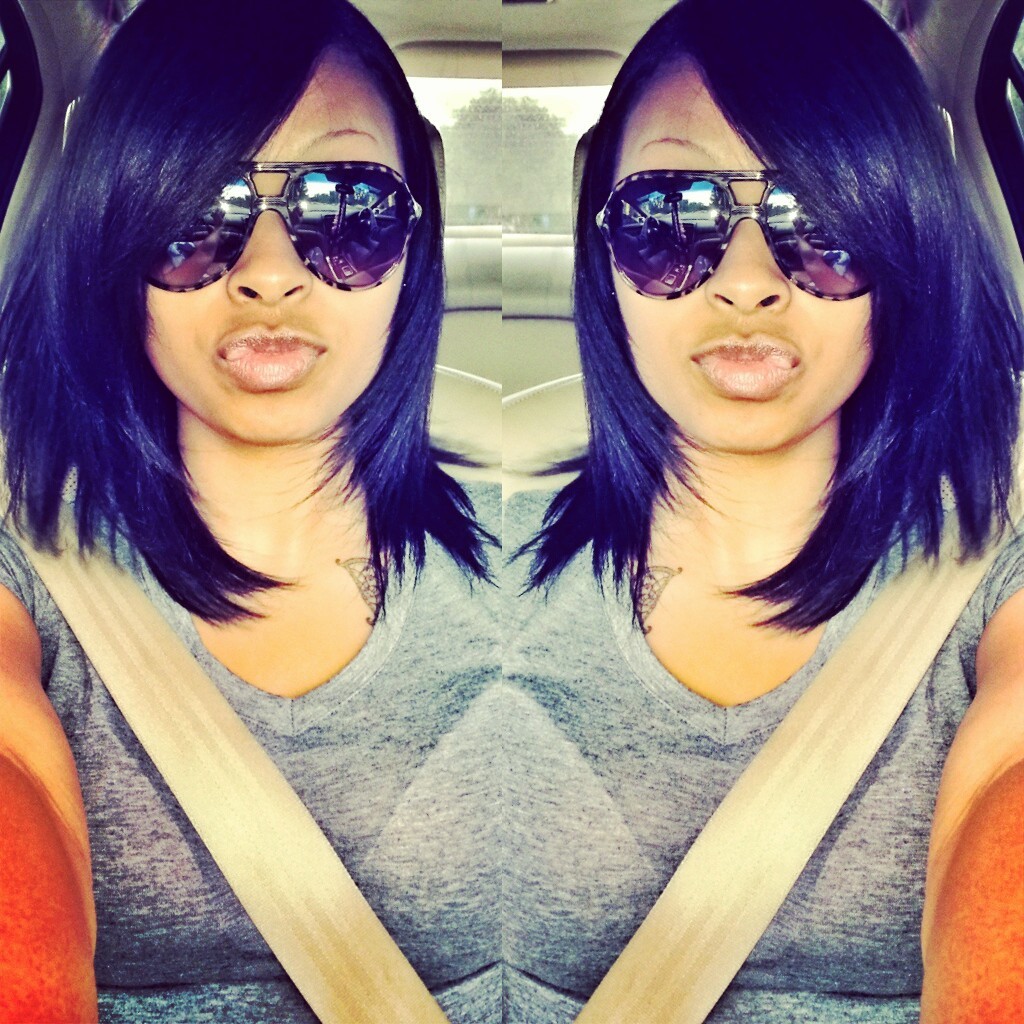 princesscourtwinter:  ♥  Stuntin and stylin 😎lol and those lips though 😏😘