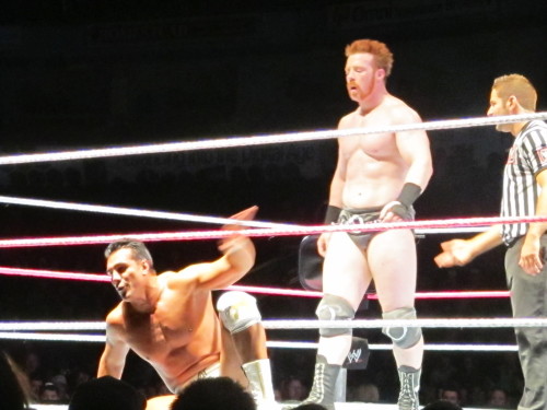 y2j-buble-fella:  These are from almost a year ago but people have been wanting to see more of Sheamus in those trunks so I thought I’d just post a few pics !  Needs to wear those camo trunks again!