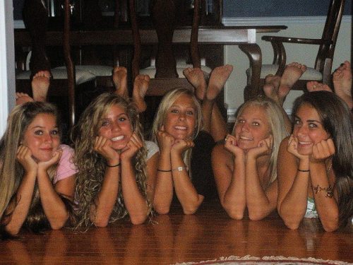 mercurafeet:  When your girlfriend joined the sorority you assumed there would be hazing but you didn’t realize you would be a part of it. They got her drunk and asked her about the key she wore around her neck, the key to your chastity belt, and she