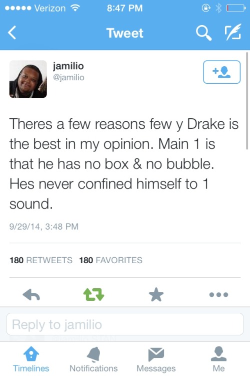 sheapisces:WORD. Drake is the leader of the new school. Don’t say shit to me.