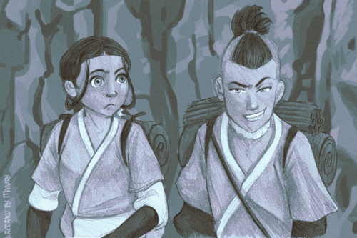 Screenshot Redraw: ATLA 115 Zuko: How stupid do you think I am?Sokka: Pretty stupid.