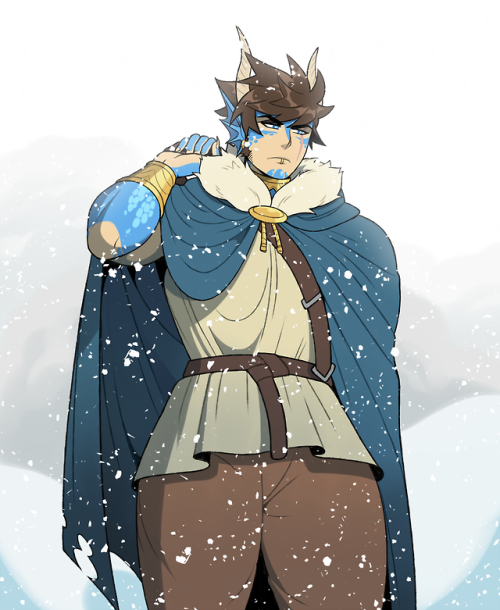 based on a dream I had?? I don’t usually like drawing characters in winter times cause I hate 